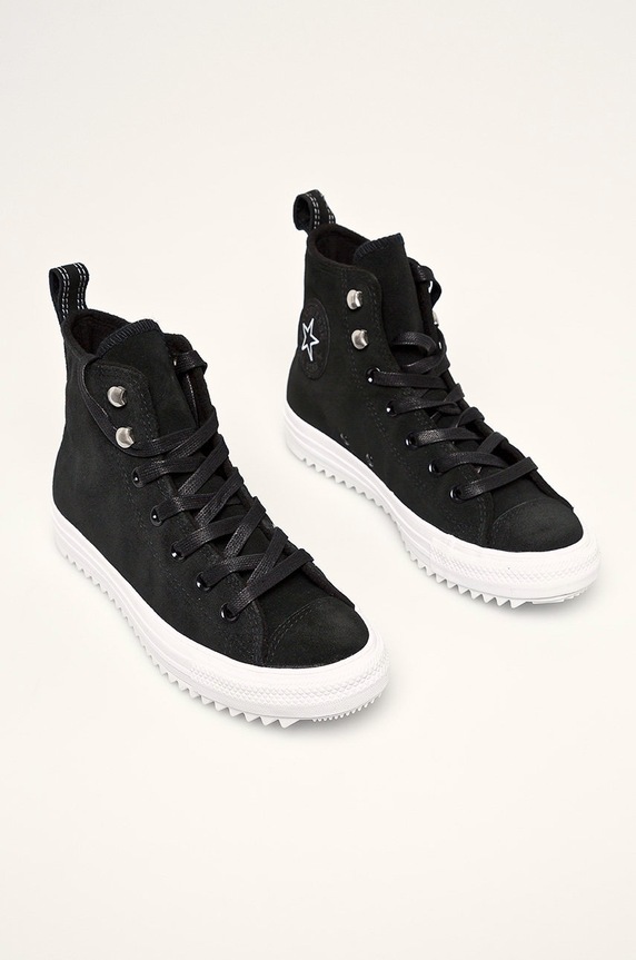 Converse - Trampki skórzane C565236 czarny AW19