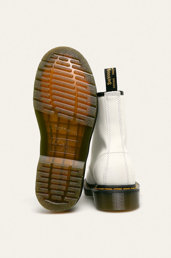 Dr. Martens - Workery skórzane 1460 Smooth biały DM11822100
