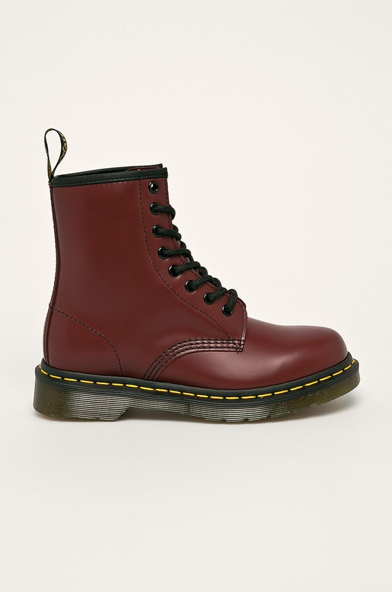 Dr. Martens bőr bakancs 1460 lapos burgundia DM11822600