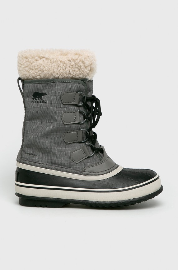 Sorel Μπότες χιονιού Winter Carnival υφασμάτινο γκρί 1855081