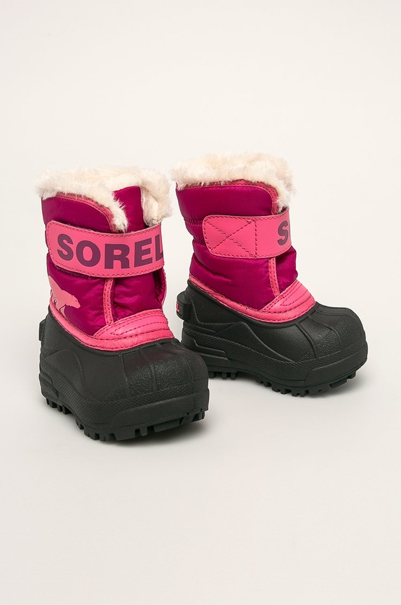 Sorel - Cizme de iarna copii Toddler snow Commander 1869562 roz AW23
