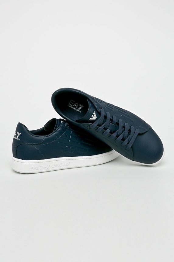Obuća EA7 Emporio Armani - Kožne cipele XCC51.X8X001 mornarsko plava