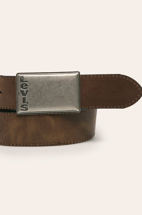 Doplnky Levi's - Obojstranný kožený opasok 38017.0023 čierna