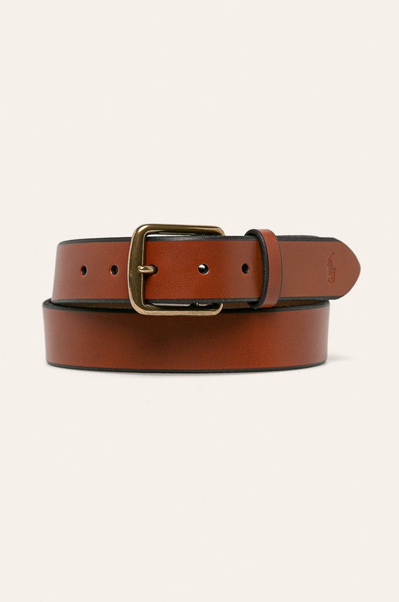 Polo Ralph Lauren - Pasek skórzany 405761993002 brązowy 405761993002