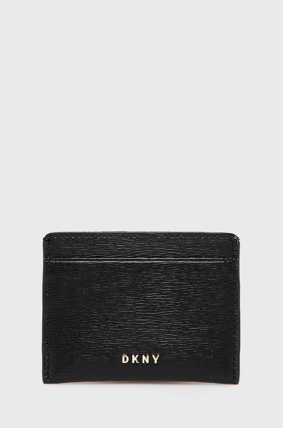 Dkny etui na karty skórzane czarny R92Z3C09