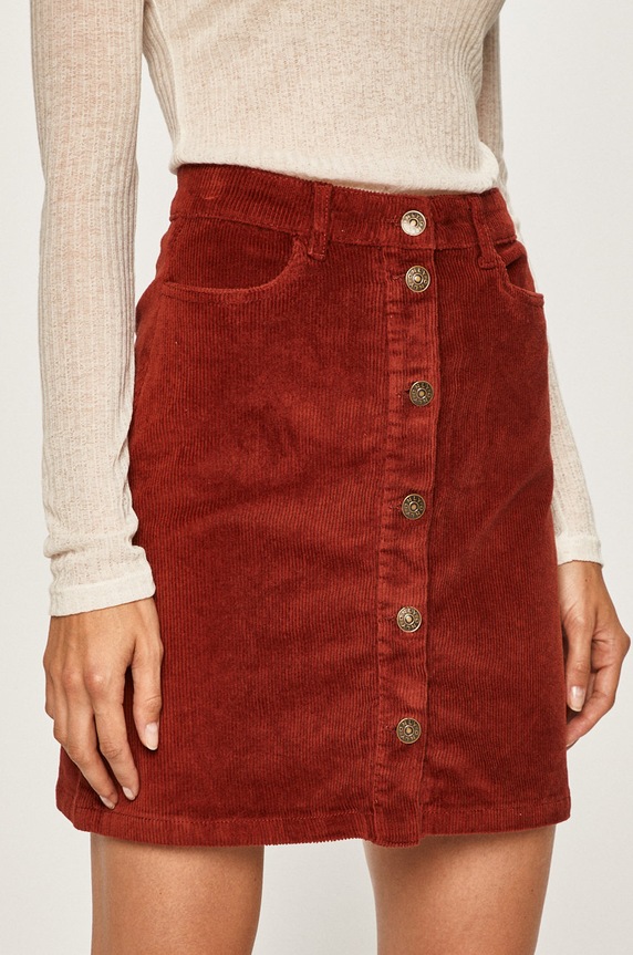 Only - Szoknya elasztánnal barna 15179431.