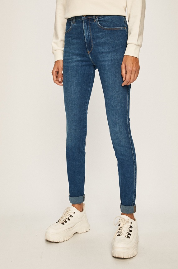 Wrangler - Džíny Body Bespoke modrá W27HVQX8E