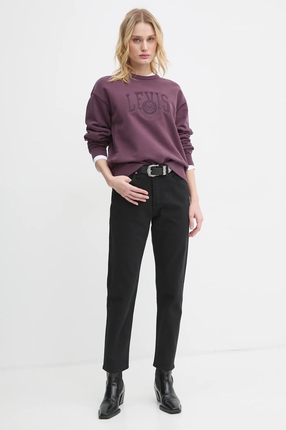Levi's jeansy 501® CROP 36200.0085 czarny AA00