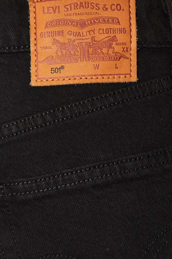 Levi's jeansy 501® CROP 36200.0085 czarny
