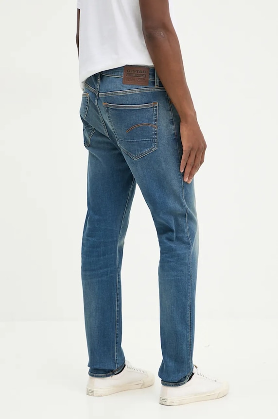 Îmbrăcăminte G-Star jeans 3301 Slim 51001.8968.2965 albastru