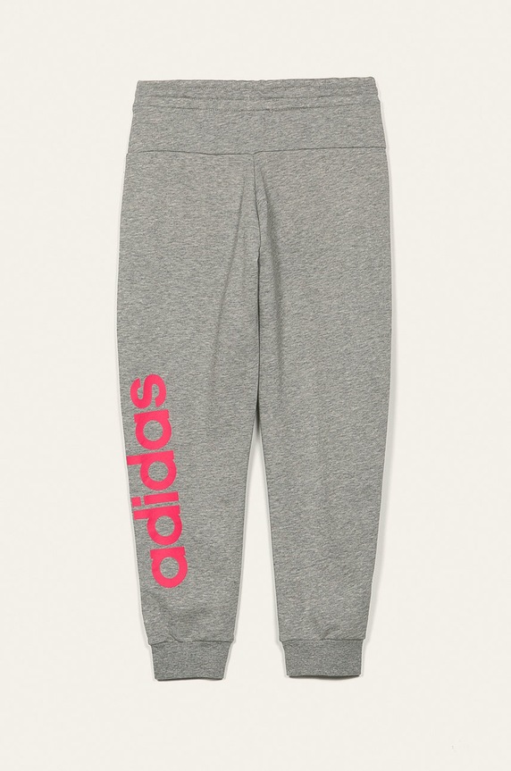 Dievča adidas - Detské nohavice 128 - 170 cm EH6158 EH6158 sivá
