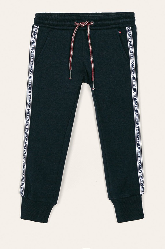 Tommy Hilfiger - Detské nohavice 98-176 cm pletenina tmavomodrá KG0KG04535