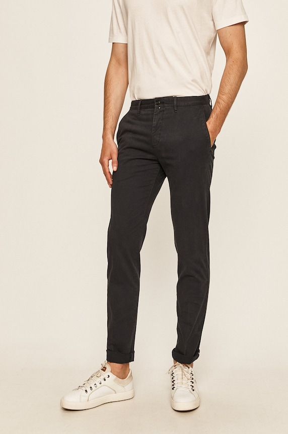 Marc O'Polo - Spodnie z elastanem granatowy B21038410070