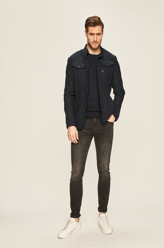 Tom Tailor Denim - Sweter 1012819 granatowy AA00