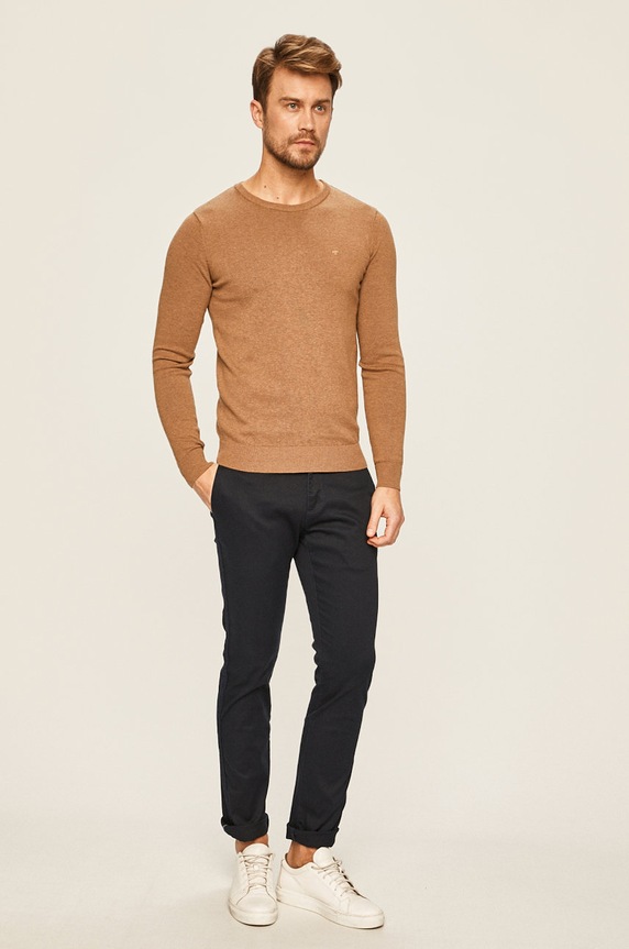 Tom Tailor Denim - Sveter 1012819 hnedá AA00