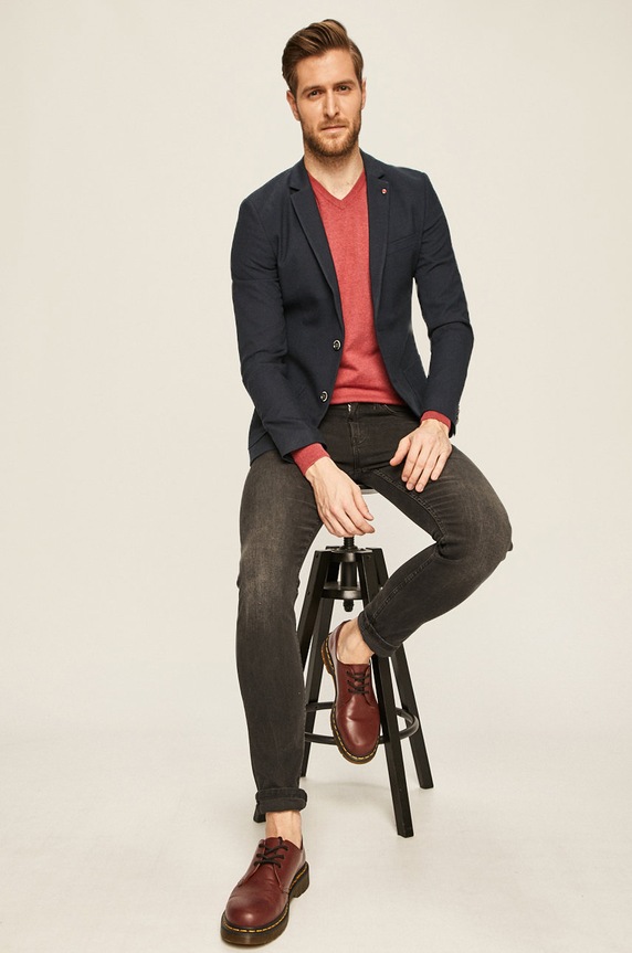 Tom Tailor Denim - Sveter 1012820 červená AA00
