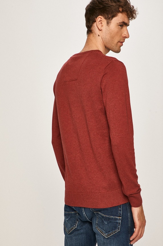 Odzież Tom Tailor Denim - Sweter 1012820 bordowy