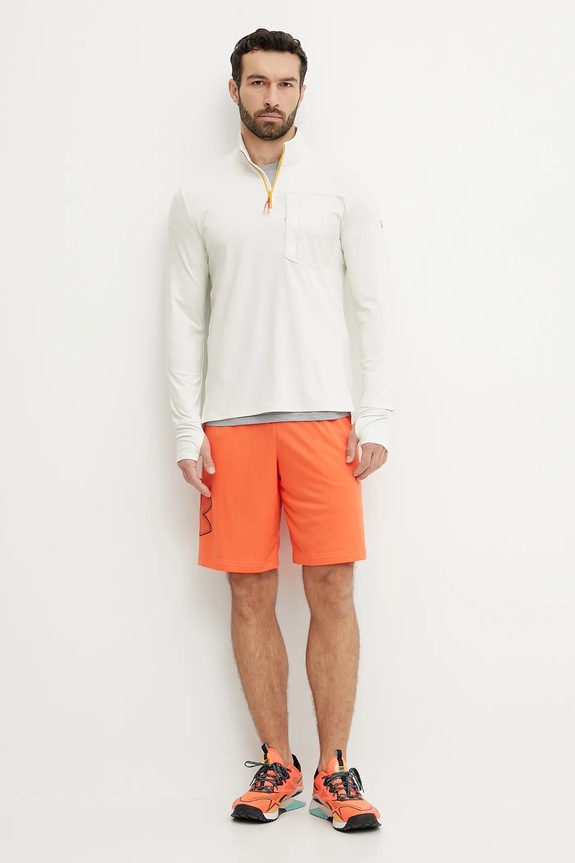 Under Armour szorty treningowe Tech Graphic 1306443 pomarańczowy SS26