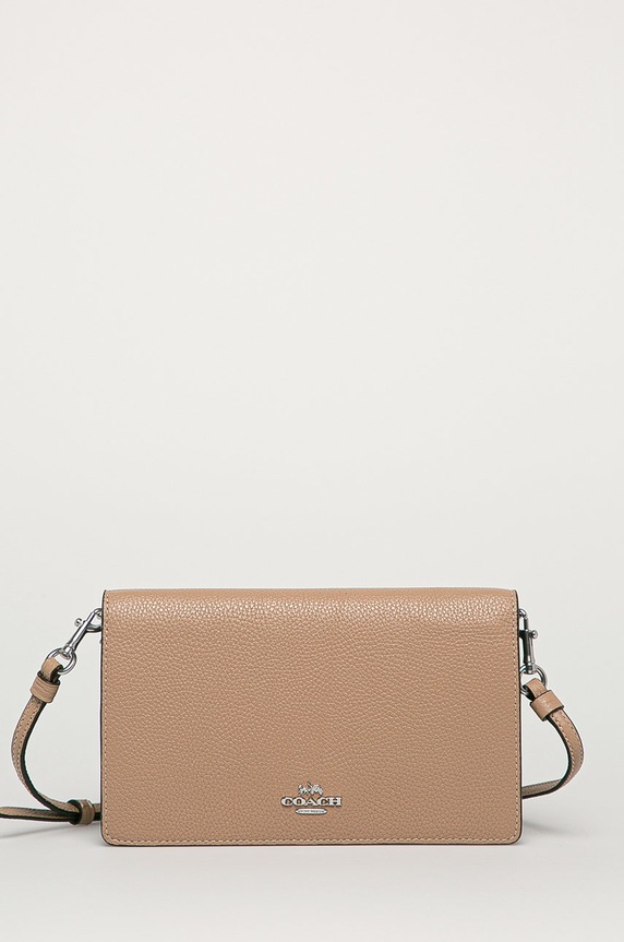 Coach - Kopertówka skórzana 87401 skóra licowa brązowy 87401