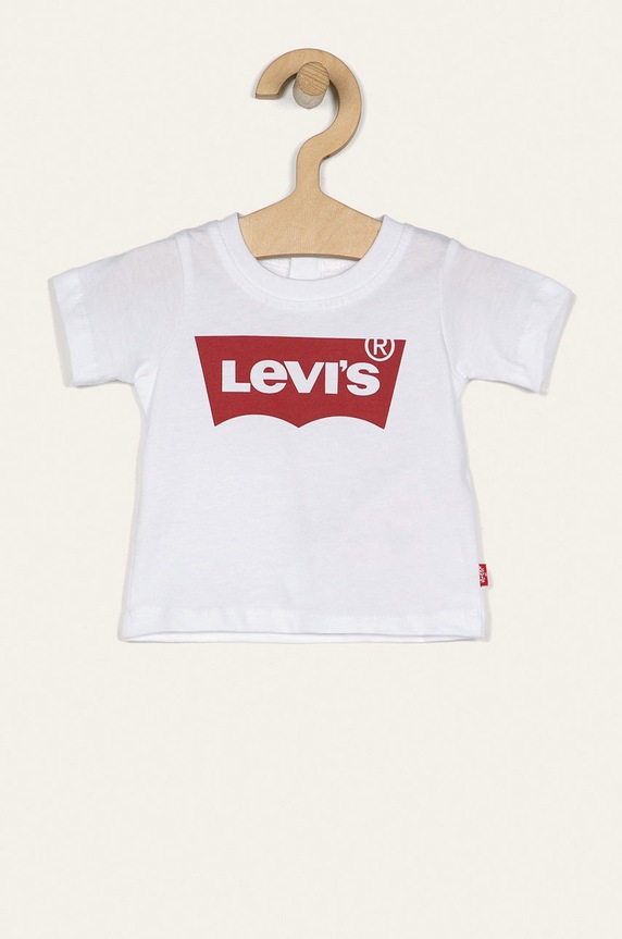 Levi's - Tricou copii 62-98 cm print alb NP10004