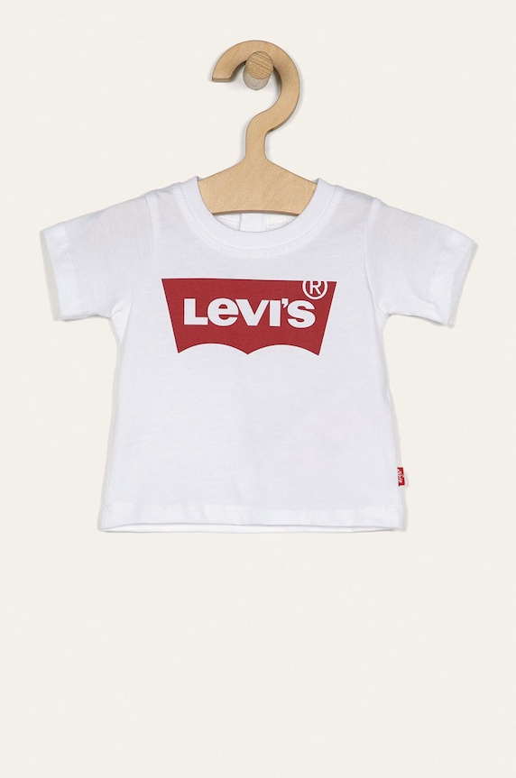 Levi's - Tricou copii 62-98 cm print alb NP10004