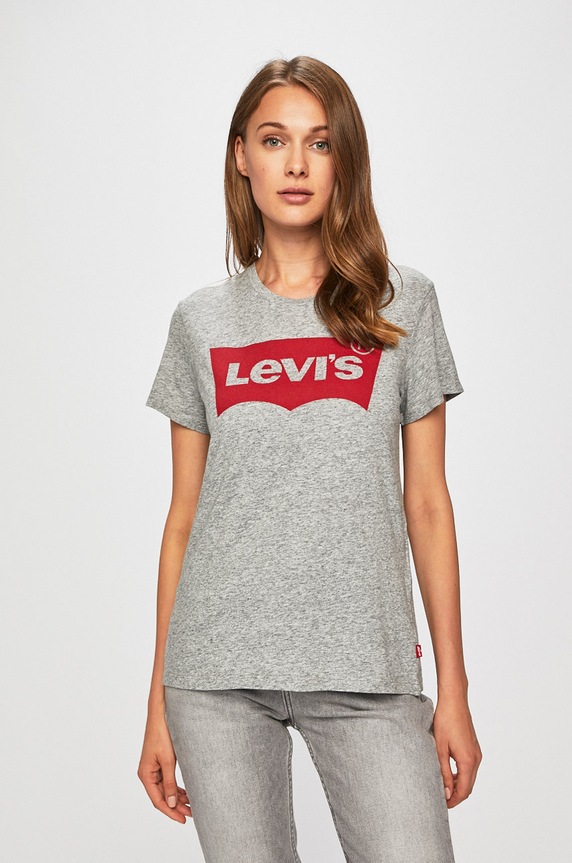Levi's μπλουζάκι στάμπα γκρί 17369.0263