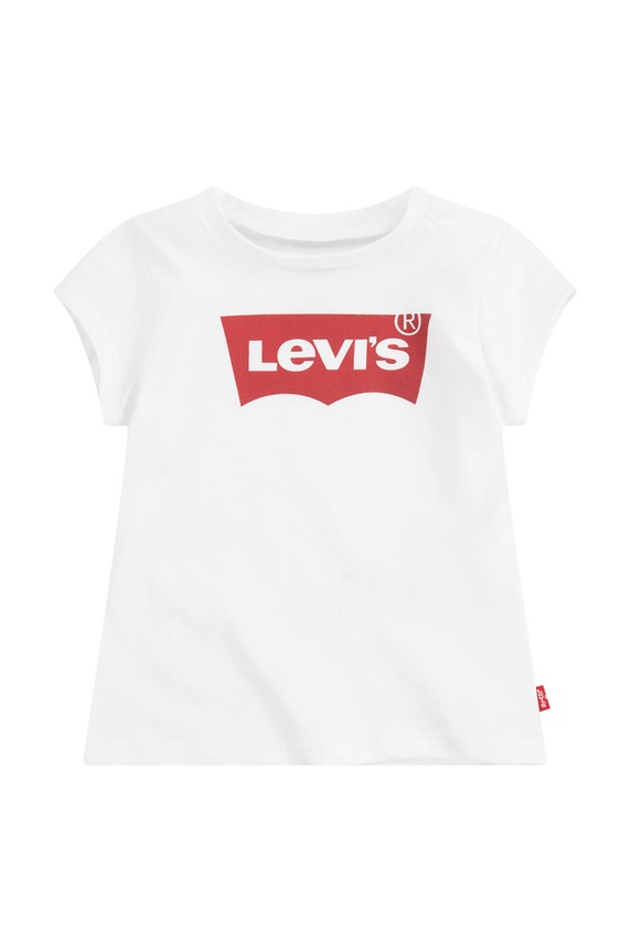 Levi's - Gyerek póló 86 cm pamut fehér NP10507