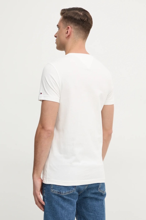 Ρούχα Tommy Hilfiger - Μπλουζάκι MW0MW11465 λευκό