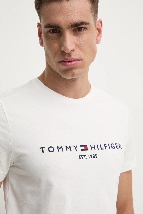 Tommy Hilfiger t-shirt in cotone bianco MW0MW11465