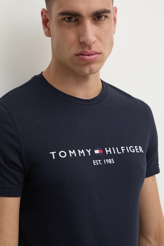 Tommy Hilfiger - T-shirt MW0MW11465 granatowy MW0MW11465