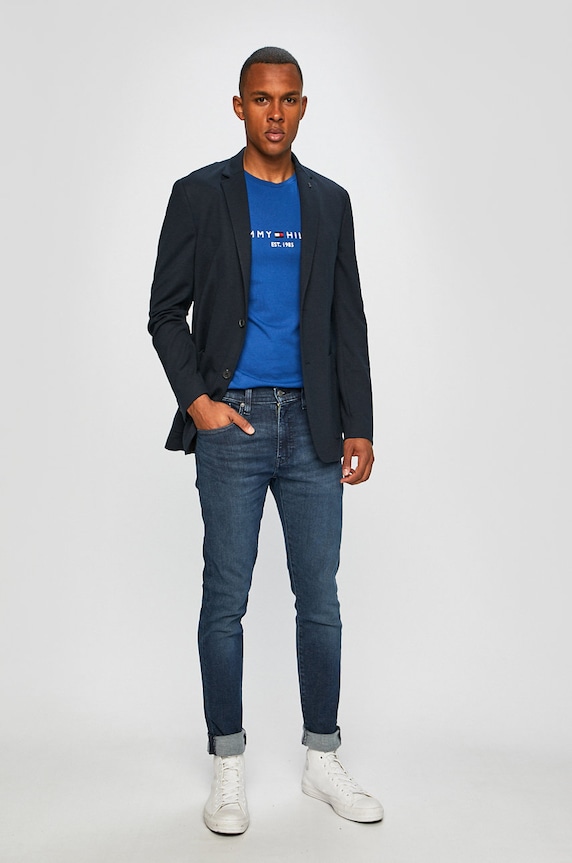 Tommy Hilfiger - Μπλουζάκι MW0MW11465 μπλε AA00