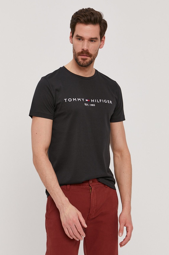Tommy Hilfiger - T-shirt MW0MW11465 czarny MW0MW11465
