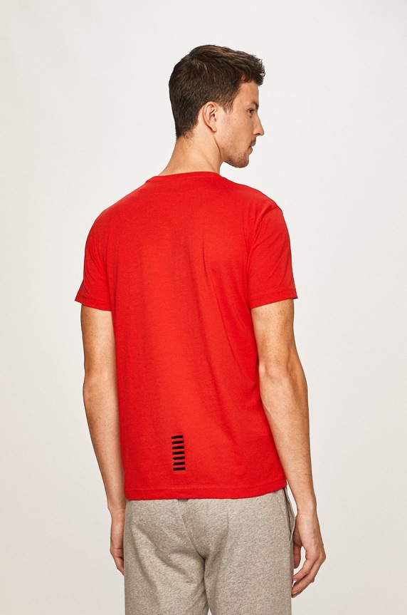 Odzież EA7 Emporio Armani - T-shirt PJM9Z.8NPT51 PJM9Z.8NPT51 czerwony