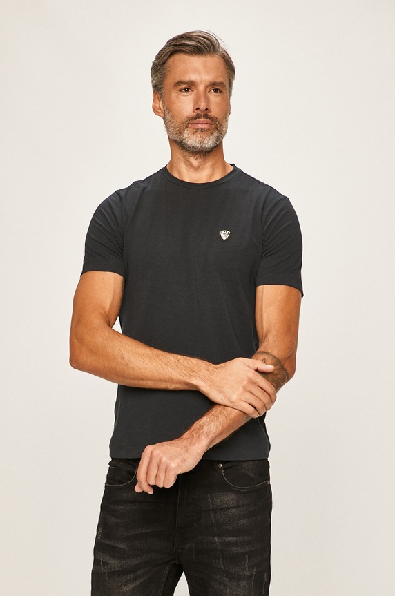 EA7 Emporio Armani - T-shirt elasztánnal sötétkék PJ03Z.8NPTL7