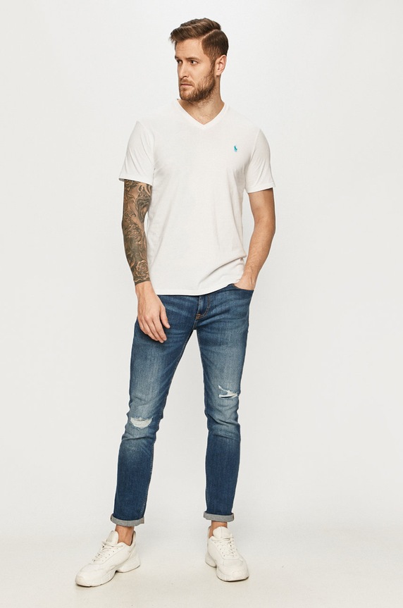 Polo Ralph Lauren - T-shirt 710671453008 710671453008 biały SS26