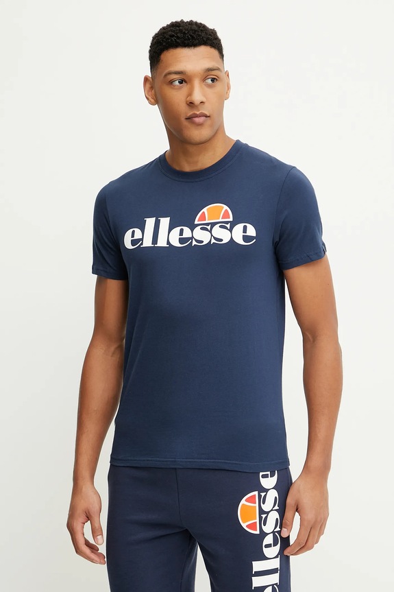 Majica EllesseSL Prado Tee pamuk mornarsko plava SHC07405