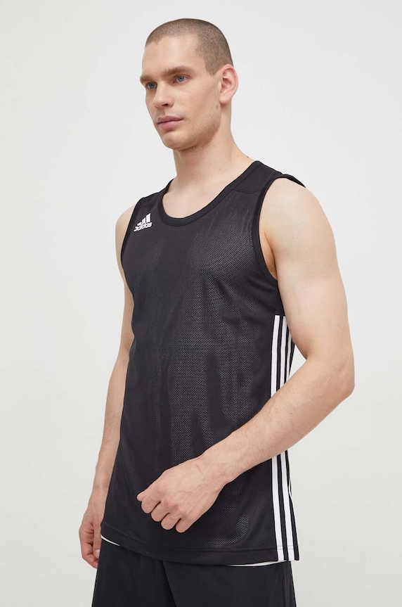 adidas Performance - T-shirt DX6385 regular fekete DX6385