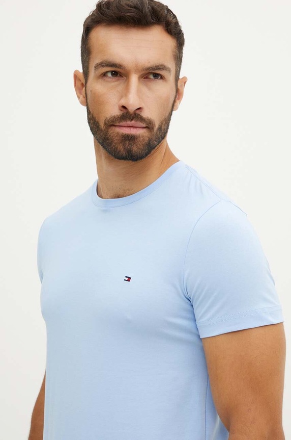 Odzież Tommy Hilfiger t-shirt MW0MW10800 niebieski