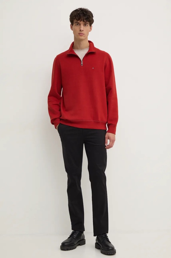 Tommy Hilfiger t-shirt MW0MW10800 szary AW25