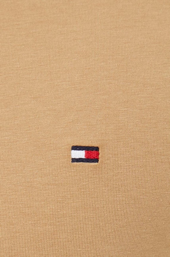 Μπλουζάκι Tommy Hilfiger MW0MW10800 μπεζ