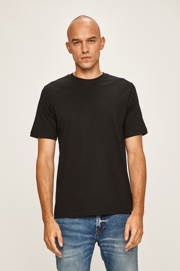 Dickies - Pánske tričko (3 pak) jednofarebný čierna DK621091BLK1