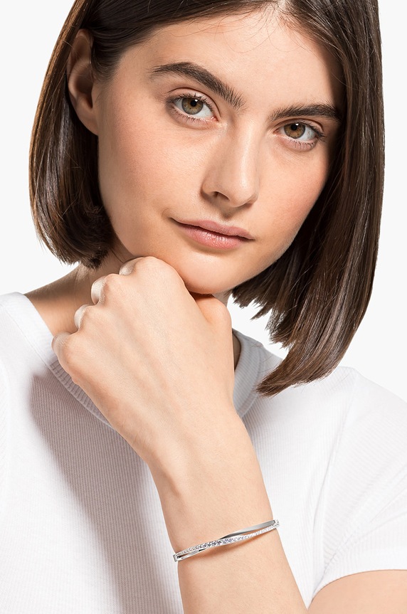Swarovski - Bransoletka TWIST 5565210 5565210 srebrny AW20