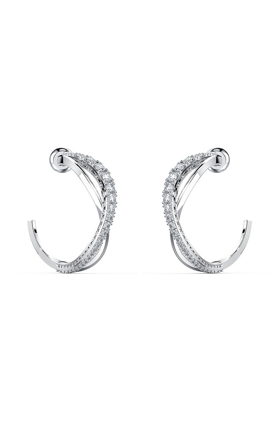 Swarovski - Kolczyki TWIST MINI HOOP 5563908 5563908 srebrny AW20