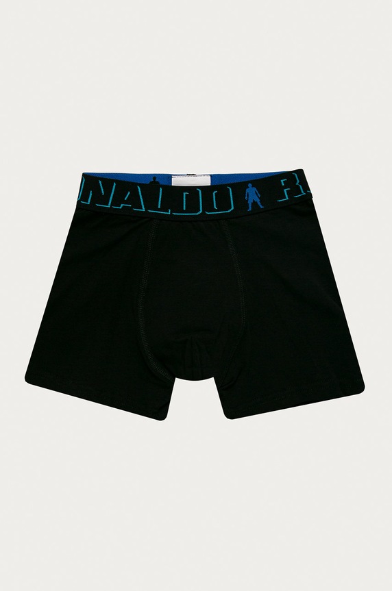 CR7 Cristiano Ronaldo - Gyerek boxer (5-db) fekete 8405.5100.2501