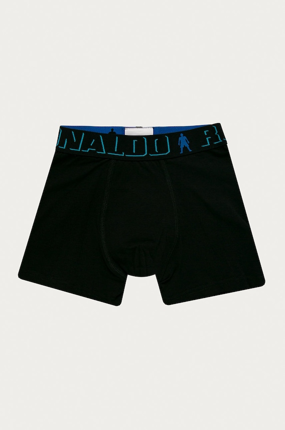 CR7 Cristiano Ronaldo - Gyerek boxer (5-db) fekete 8405.5100.2501