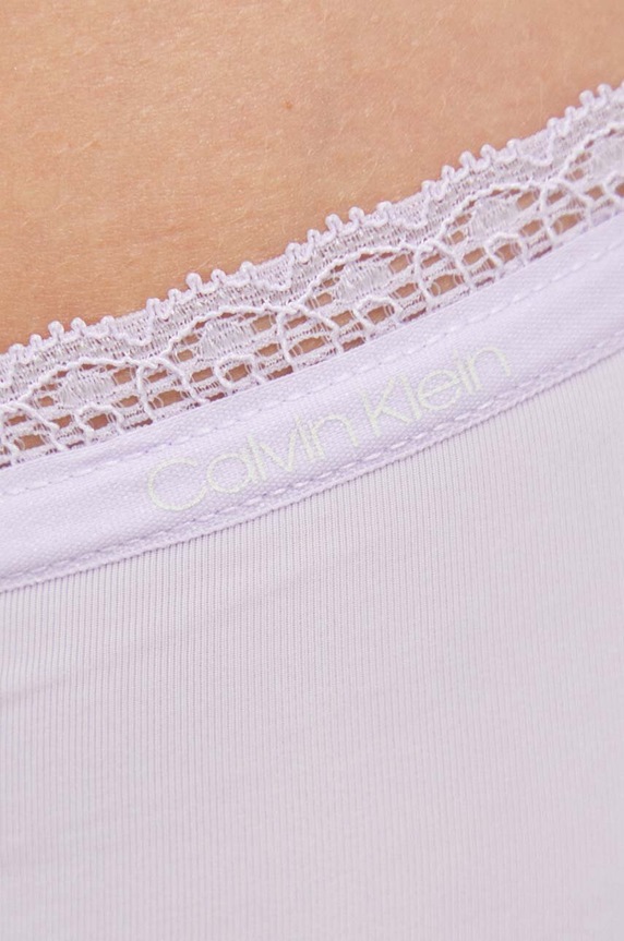 Odzież Calvin Klein Underwear figi 000QD3767E fioletowy