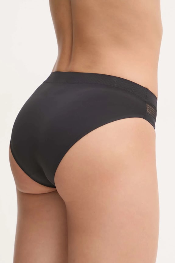 Tanga Calvin Klein Underwear 000QF6047E černá AA00