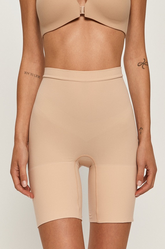 Spanx szorty modelujące Power Collection dzianina beżowy 2744