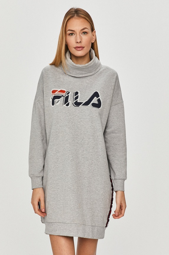 Fila - Bluza piżamowa dzianina szary FPW4027