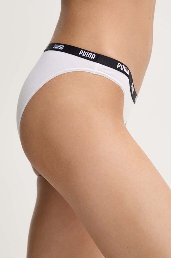 Σλιπ Puma 2-pack (2-pack) λευκό 907851.